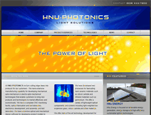 Tablet Screenshot of hnuphotonics.com